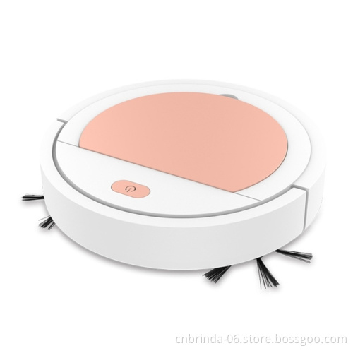 Robot Vacuum Cleaner, Strong Suction Automatic Bot Self Detects Stairs Pet Hair Allergies Friendly Robotic Home Cleaning
